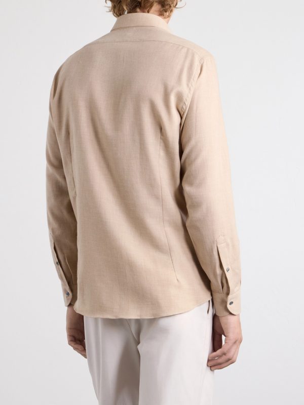 Cotton and Cashmere-Blend Shirt - BK Cotton and Cashmere-Blend Shirt - BK