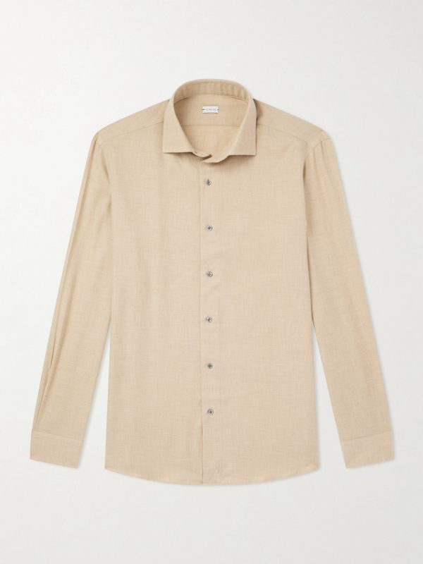 Cotton and Cashmere-Blend Shirt Cotton and Cashmere-Blend Shirt