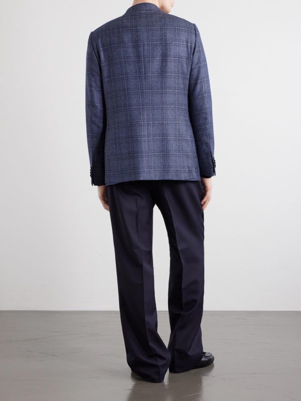 Norma Checked Wool Blazer - BK Norma Checked Wool Blazer - BK