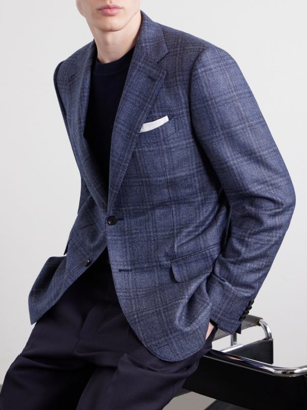 Norma Checked Wool Blazer - CU Norma Checked Wool Blazer - CU