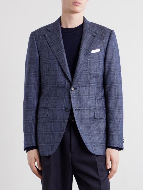 Norma Checked Wool Blazer - FR Norma Checked Wool Blazer - FR