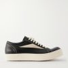 Vintage Suede-Trimmed Leather and Rubber Sneakers