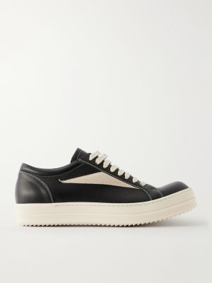 Vintage Suede-Trimmed Leather and Rubber Sneakers Vintage Suede-Trimmed Leather and Rubber Sneakers