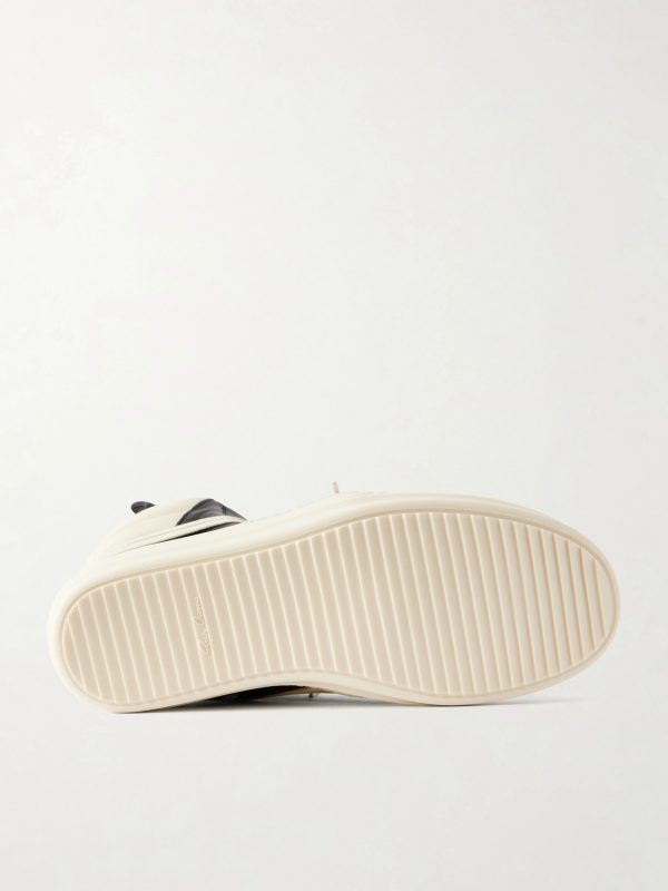 Geobasket Panelled Leather and Rubber Sneakers - E1