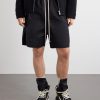 Geobasket Panelled Leather and Rubber Sneakers - OU
