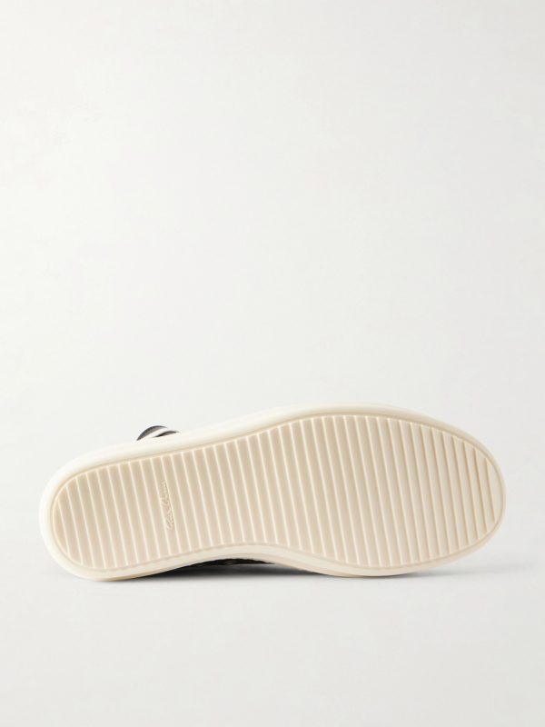 Ramones Full-Grain Leather and Rubber Sneakers - E1