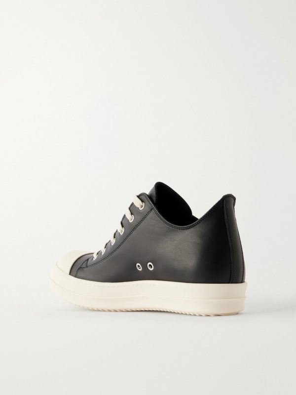 Ramones Full-Grain Leather and Rubber Sneakers - BK Ramones Full-Grain Leather and Rubber Sneakers - BK