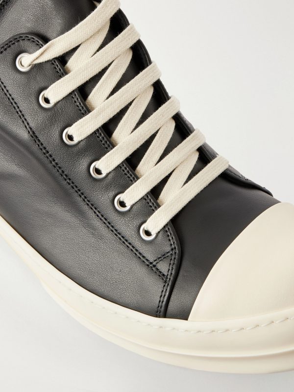 Ramones Full-Grain Leather and Rubber Sneakers - CU Ramones Full-Grain Leather and Rubber Sneakers - CU
