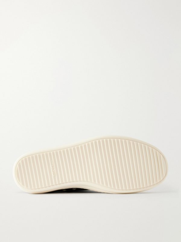 Ramones Full-Grain Leather and Rubber Sneakers - E1 Ramones Full-Grain Leather and Rubber Sneakers - E1