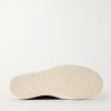 Vintage Full-Grain Leather-Trimmed Suede and Rubber Sneakers - E1 Vintage Full-Grain Leather-Trimmed Suede and Rubber Sneakers - E1