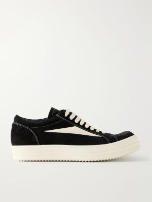 Vintage Full-Grain Leather-Trimmed Suede and Rubber Sneakers Vintage Full-Grain Leather-Trimmed Suede and Rubber Sneakers