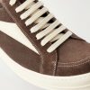 Vintage Full-Grain Leather-Trimmed Suede and Rubber Sneakers - CU