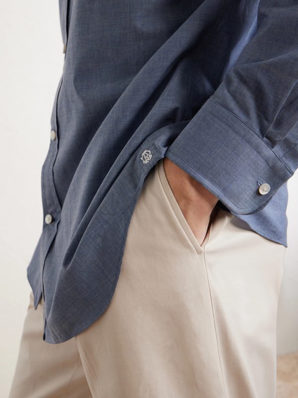 Cotton-Chambray Shirt - E1