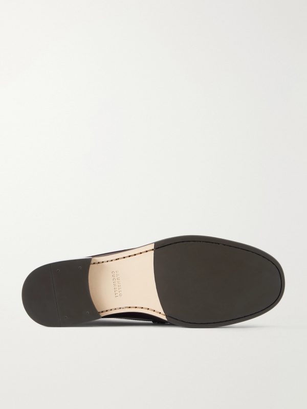 Suede Penny Loafers - E1 Suede Penny Loafers - E1