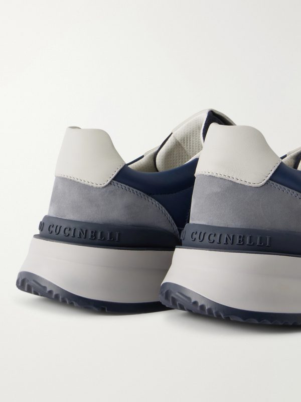Leather and Suede Sneakers - CU Leather and Suede Sneakers - CU