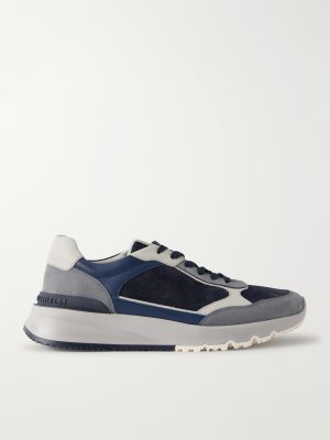 Leather and Suede Sneakers Leather and Suede Sneakers