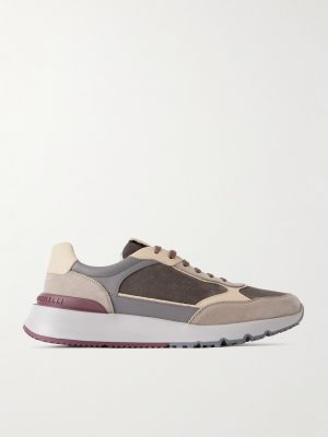 Leather and Suede Sneakers Leather and Suede Sneakers