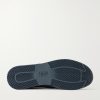 Suede and Leather-Trimmed Shell Sneakers - E1 Suede and Leather-Trimmed Shell Sneakers - E1