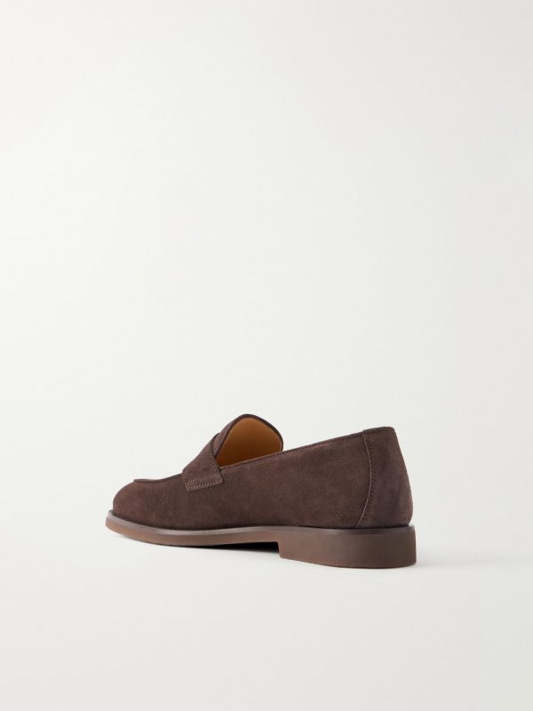 Flex Suede Penny Loafers - BK