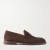 Flex Suede Penny Loafers