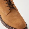 Suede Lace-Up Boots - CU