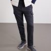 Leather-Trimmed Stretch-Knit Sneakers - OU Leather-Trimmed Stretch-Knit Sneakers - OU