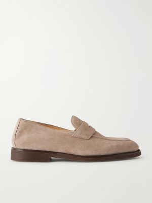 Flex Suede Penny Loafers