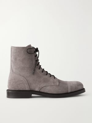 Suede Derby Boots