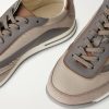 Suede and Leather-Trimmed Shell Sneakers - CU Suede and Leather-Trimmed Shell Sneakers - CU