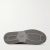 Suede and Leather-Trimmed Shell Sneakers - E1 Suede and Leather-Trimmed Shell Sneakers - E1