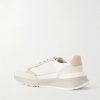 Leather and Suede Sneakers - BK Leather and Suede Sneakers - BK