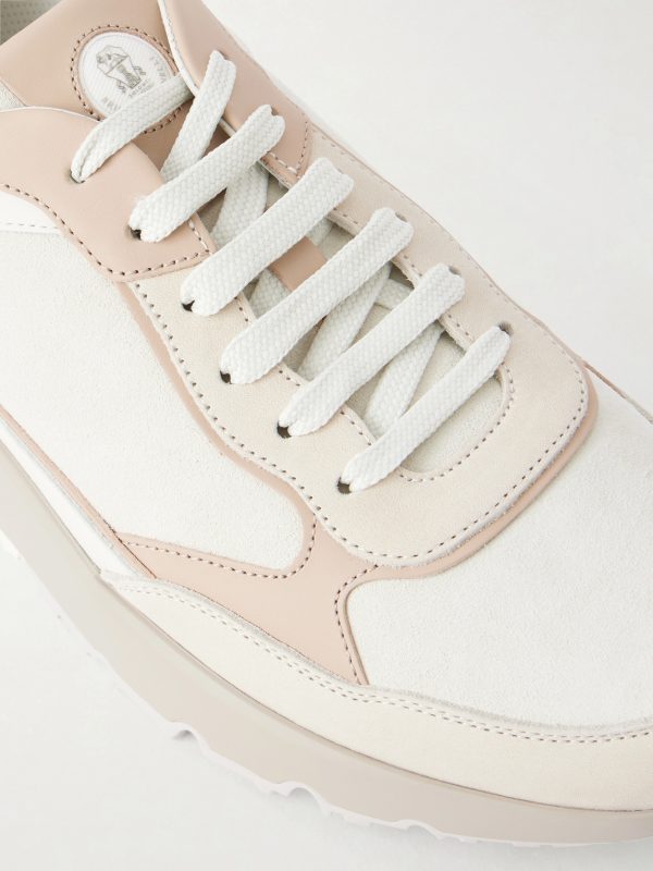 Leather and Suede Sneakers - CU Leather and Suede Sneakers - CU