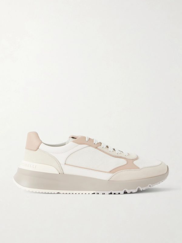 Leather and Suede Sneakers Leather and Suede Sneakers