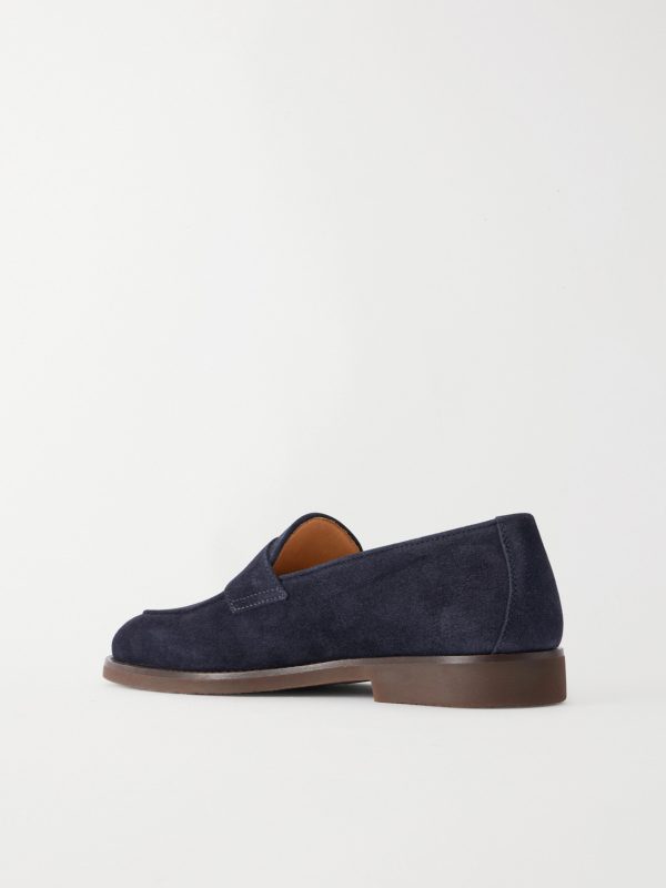 Flex Suede Penny Loafers - BK
