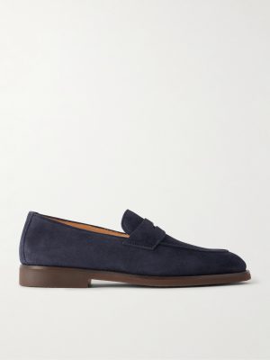 Flex Suede Penny Loafers