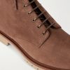 Suede Lace-Up Boots - CU