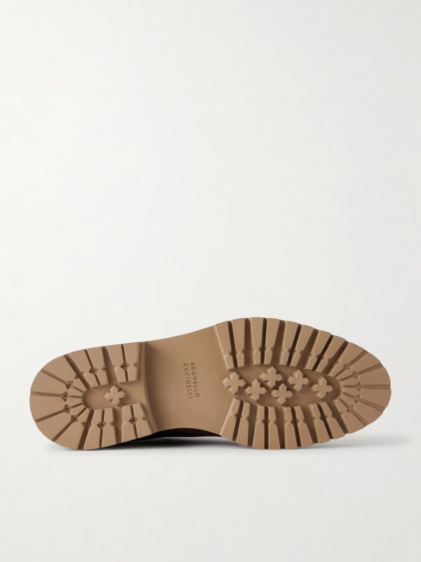 Suede Lace-Up Boots - E1