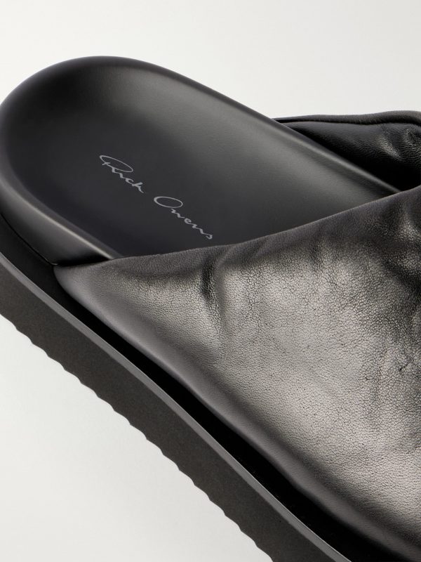 Padded Leather Platform Mules - CU Padded Leather Platform Mules - CU