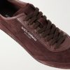 Leather-Trimmed Suede Sneakers - CU Leather-Trimmed Suede Sneakers - CU
