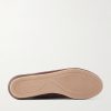 Leather-Trimmed Suede Sneakers - E1 Leather-Trimmed Suede Sneakers - E1