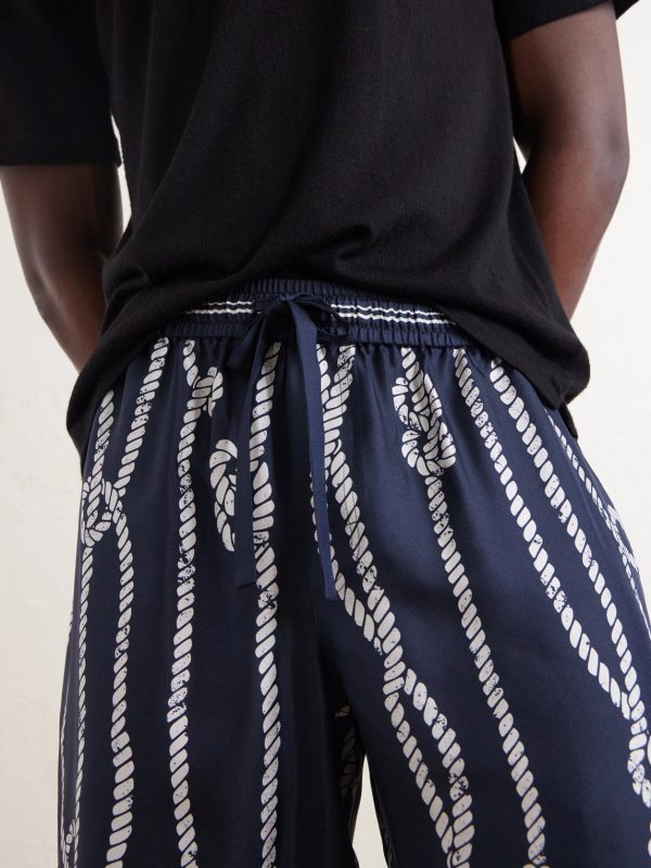 Marina Straight-Leg Printed Silk-Twill Drawstring Shorts - CU Marina Straight-Leg Printed Silk-Twill Drawstring Shorts - CU