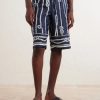 Marina Straight-Leg Printed Silk-Twill Drawstring Shorts - FR Marina Straight-Leg Printed Silk-Twill Drawstring Shorts - FR