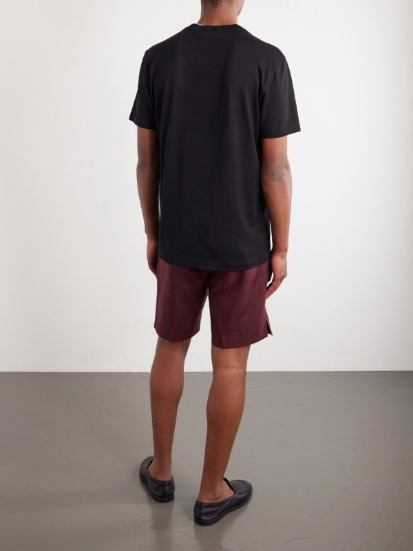 Logo-Appliquéd Cotton-Jersey T-Shirt - BK Logo-Appliquéd Cotton-Jersey T-Shirt - BK