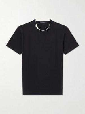 Logo-Appliquéd Cotton-Jersey T-Shirt