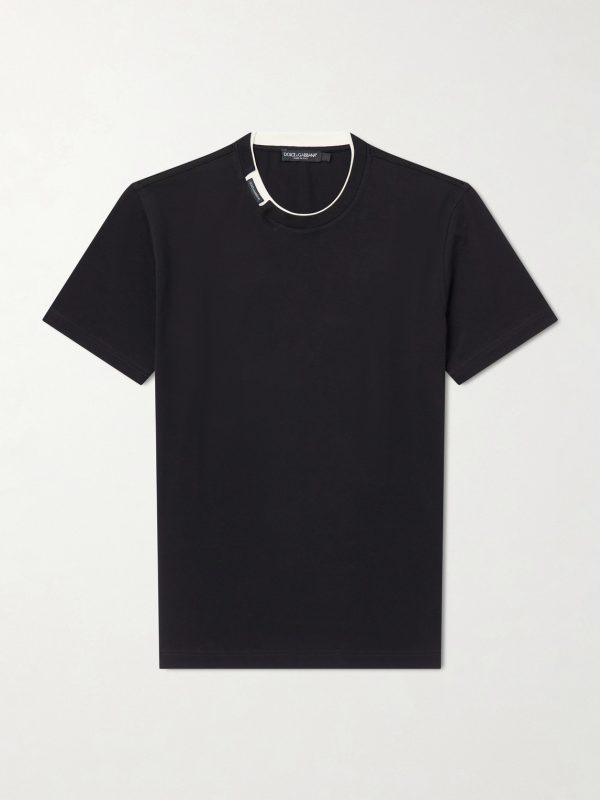 Logo-Appliquéd Cotton-Jersey T-Shirt Logo-Appliquéd Cotton-Jersey T-Shirt