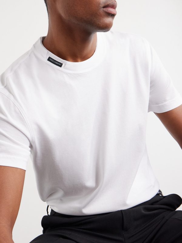 Logo-Appliquéd Cotton-Jersey T-Shirt - CU
