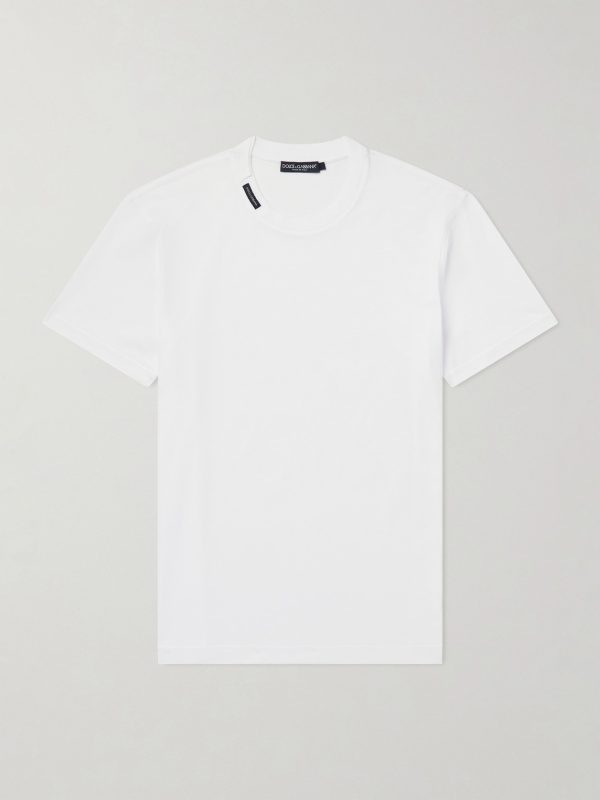 Logo-Appliquéd Cotton-Jersey T-Shirt