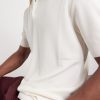 Logo-Embroidered Knitted Silk Polo Shirt - CU Logo-Embroidered Knitted Silk Polo Shirt - CU