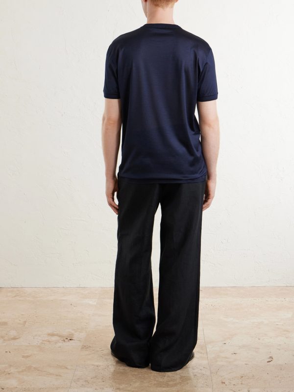 Silk-Jersey T-Shirt - BK