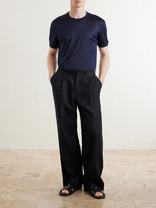 Silk-Jersey T-Shirt - OU